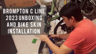 Brompton C Line 2023 Bike Skin Installation