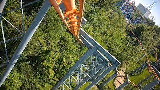 The Bat Front Seat (4K HD POV) Kings Island