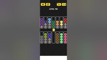 Ball sort puzzle level 761 #ballsortpuzzle