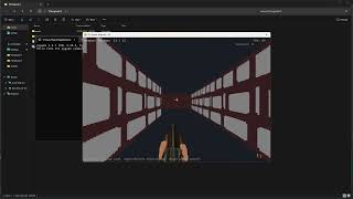 Custom python game engine based on raycasting