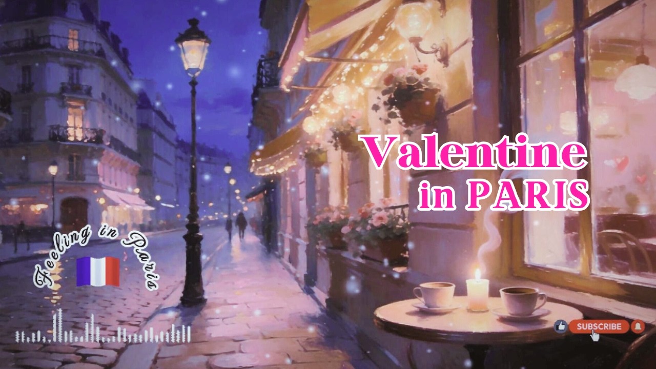 Promenade Lente à Paris Valentine • French Cafe Music Piano & Accordion