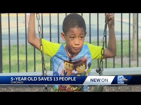 5-year-old boy saves 13 people from fire in Chicago