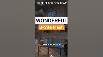 WONDERFUL B SITE FLASH IN TRAIN  #cs2 #cs2tips #cs2tipsandtricks