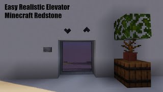 Easy Realistic Elevator - Minecraft Redstone (Java) Wealth