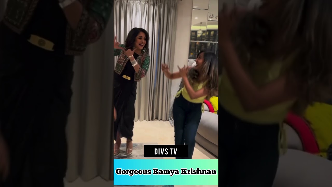 Ramya Krishnan Vibing for Kavala Song🥰💃🕺Nilambari Version