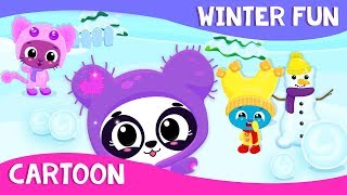 Winter Fun with Baby Pets! Cute & Tiny Christmas Cartoon | Mobile Games for Toddlers screenshot 4