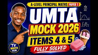 UMTA UACE JOINT MOCK 2026 : DON'T FAIL  PRINCIPAL MATHS ITEMS 4 and 5