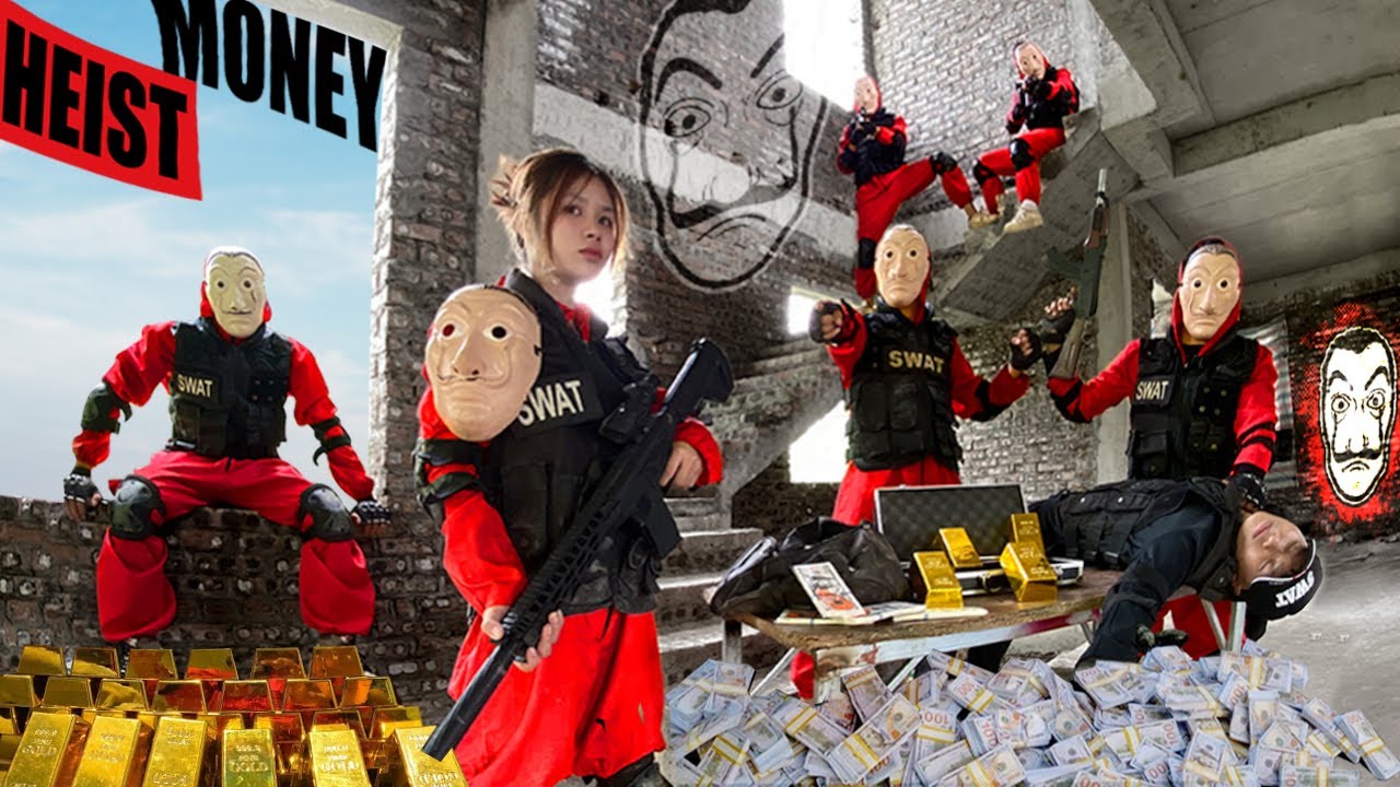 Паркур против ограбления: злодей врывается на базу, чтобы отомстить полиции и украсть деньги | Эп...