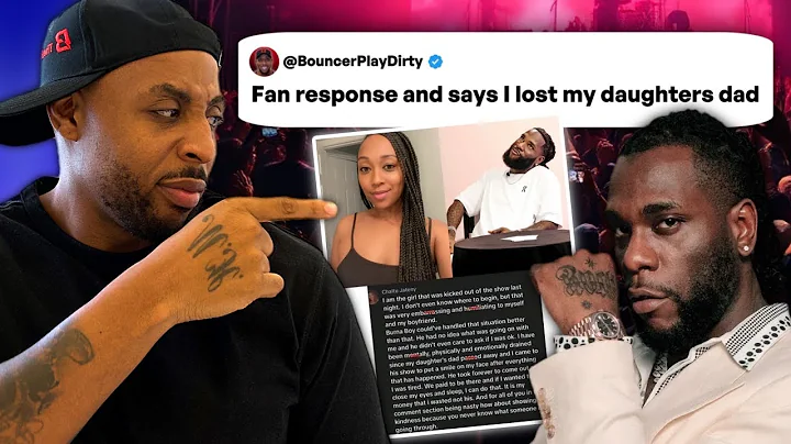 Burna Boy Faces Backlash After Kicking Fan Out Of His Concert (She Fell Asleep)