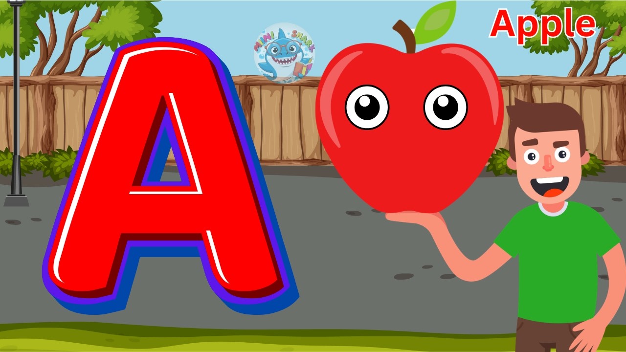 A Is for Apple 🍎 | B Is for Ball | ABC Phonics Song for Kids | Ready to ...