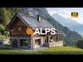 Rustic architecture small traditional house a beautiful swiss hidden art in the heart of mountain