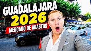 GUADALAJARA 2026 Mercado de Abastos 8K Walking Tour Jalisco