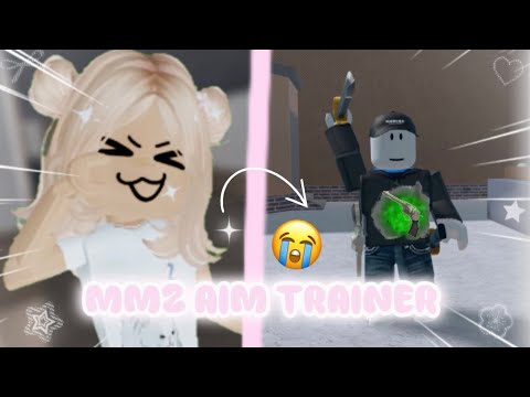 I Played MM2 Aim TRAINER TO GET Pro In MM2…