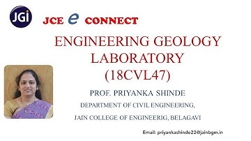 ENGINEERING GEOLOGY LAB 1- MINERALOGY