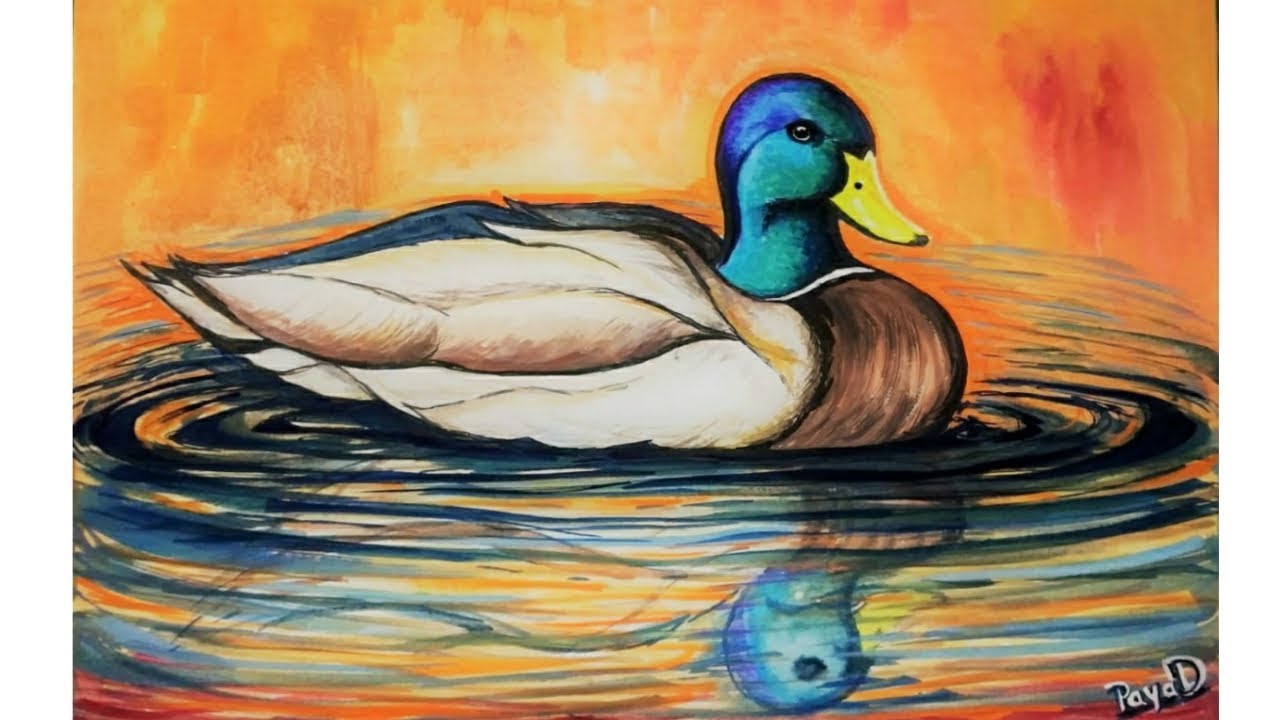How To Paint A Duck In Water Water Color Painting Step By Step YouTube How To Paint A Duck In Water Water Color Painting Step By Step YouTube