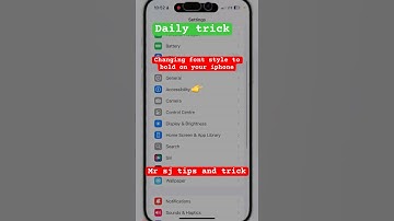 How to change font style in iPhone 2024 | iPhone main font kaise change karen #trending #viralvideo