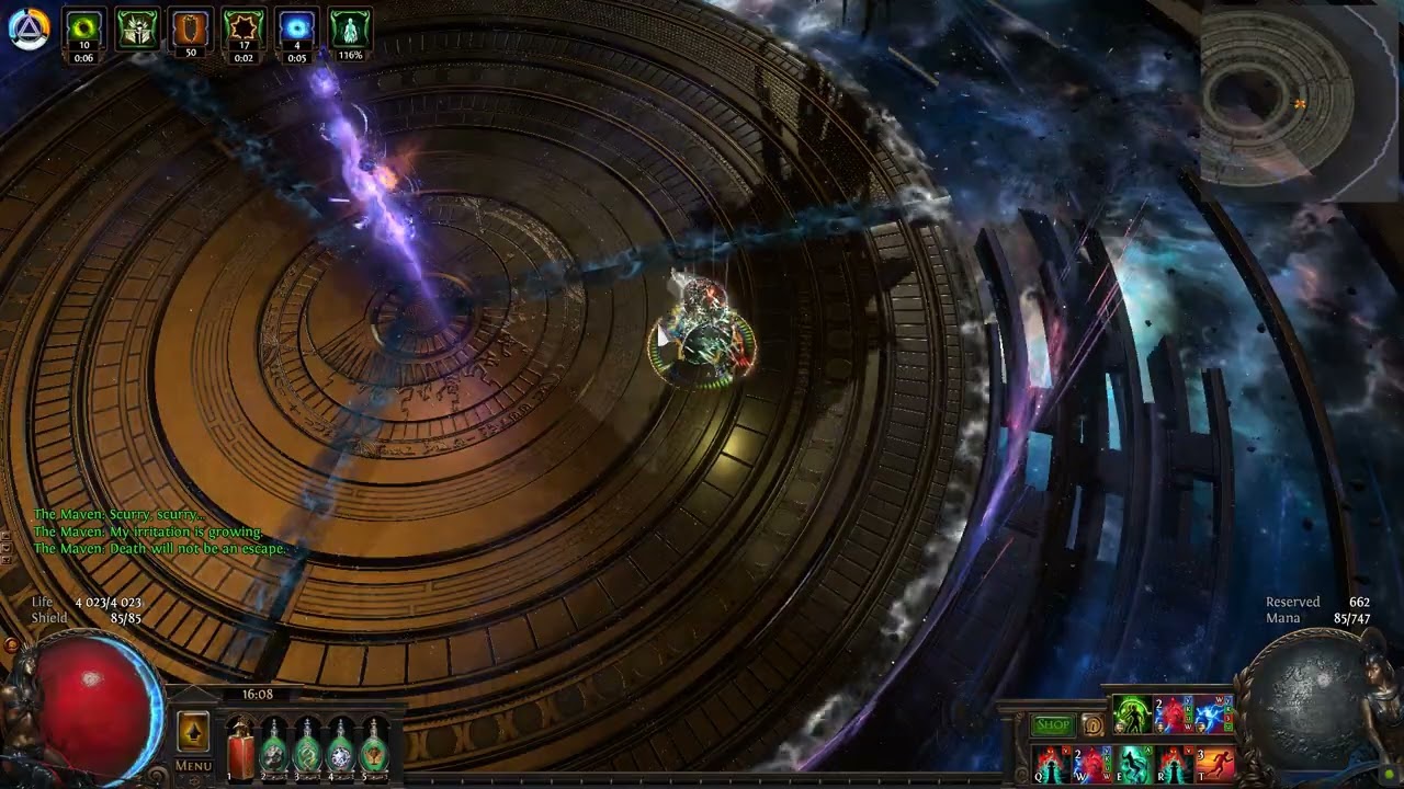 Poe 3.18 Lightning Strike Raider Omniscience / Uber Maven Kill
