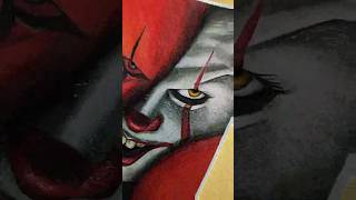 Pennywise sketch is ready🎈☠️ #viral #pennywise #pennywisedrawing #colors #viralmoment #shortsviral