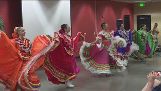 Local Latino musicians and dancers share their history and culture through music
