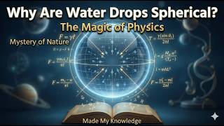 why are water drops always spherical?| surface tension| the magic of physics