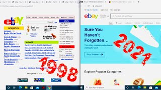 Evolution Of eBay 1998-2021