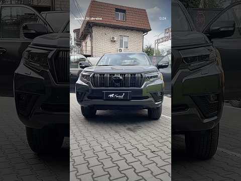 3D килимок в багажник + Двері Toyota Prado 150 (Тойота Прадо 150) з екошкіри, повний захист, видео 1