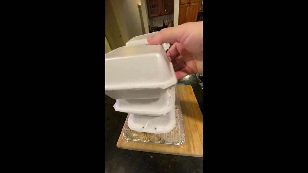 Mystery Meal Cooking With 14 Styrofoam Containers Of Leftovers YouTube