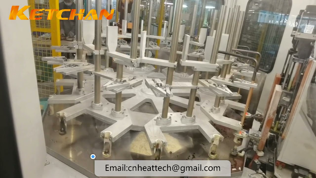 Rotary Induction Soldering Machine Equipment System for Copper & Aluminium Pipes & Tubes Brazing