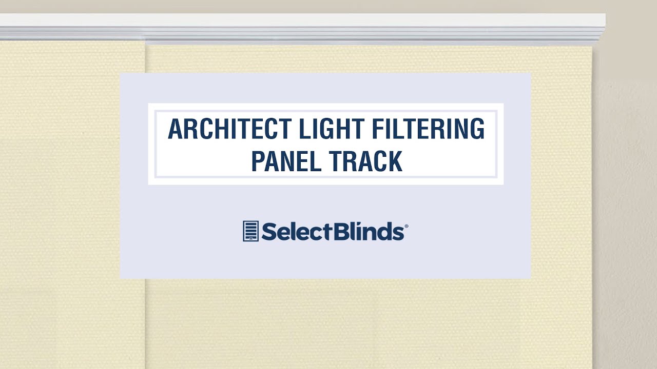 Architect Light Filtering Panel Track from SelectBlinds.com