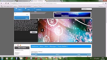 theme builder xoops menus sliders