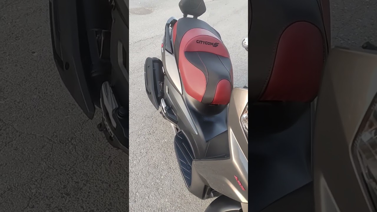 CITYCOM 300 S μαυρο/μπορντώ