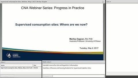 Supervised consumption sites: Where are we now?