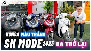 Honda SH Mode 125cc 2023 Màu Trắng Đen đã Trở Lại | Giá Xe Sh Mode 125 2023 khu vực HCM | Alo Xe