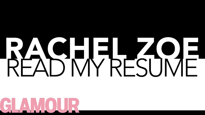 Rachel Zoe's Career Advice: How to Write a Resume