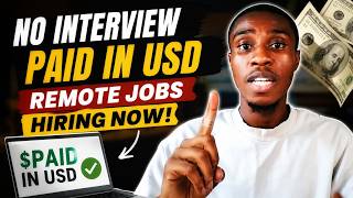 5 Websites That Pay Africans in USD (No Experience, No Interview) | Remote Jobs 2026