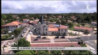 VUE D'EN HAUT : La mairie de Seignosse