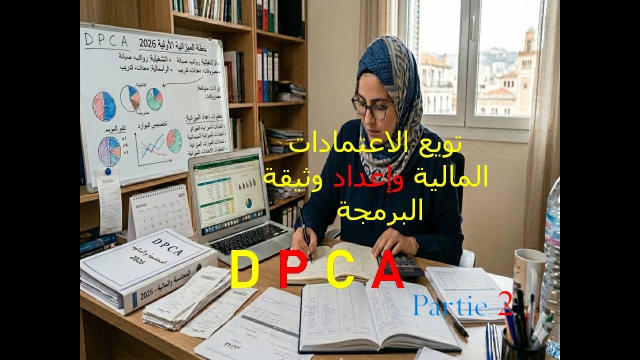 الميزانية الاولية و إعداد وثيقة البرمجة D P C A