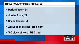 3 Rockford men arrested after fight in Rochelle roadway