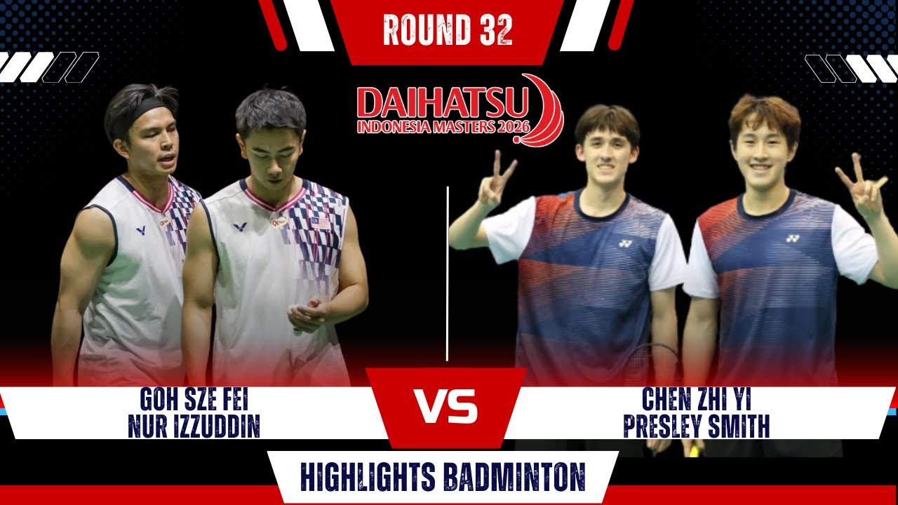 GOH Sze Fei/Nur IZZUDDIN (MAS) vs Chen/Smith (USA) | Indonesia Masters Badminton 2026