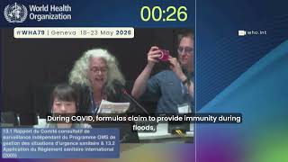 WHA79 - Public Health Emergencies: preparedness and response - IBFAN Statement (2026)