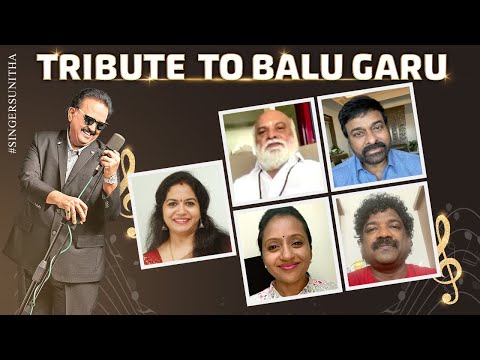 Singer Sunitha Pays Tribute To SPB Garu | #SPBBirthAnniversary | Chiranjeevi | Chandrabose