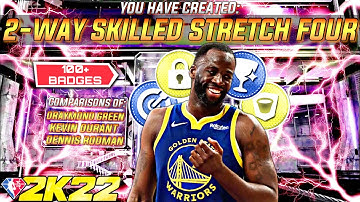 *NEW META 108+ BADGE* 2-WAY SKILLED STRETCH FOUR BUILD W CONTACT DUNKS on NBA 2K22 NEXT GEN!
