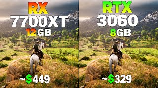 Rx 7700 Xt Vs Rtx 3060  Test In 8 Games