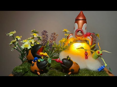 Pikmin left behind made of polymer clay - YouTube