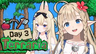 【Terraria】Is it boss-fight time yet First time run with no wiki! (Veera & Yenkoes)【#3】