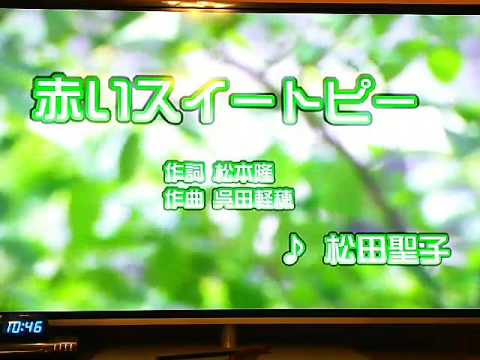 赤いスイートピー  歌ってみた
