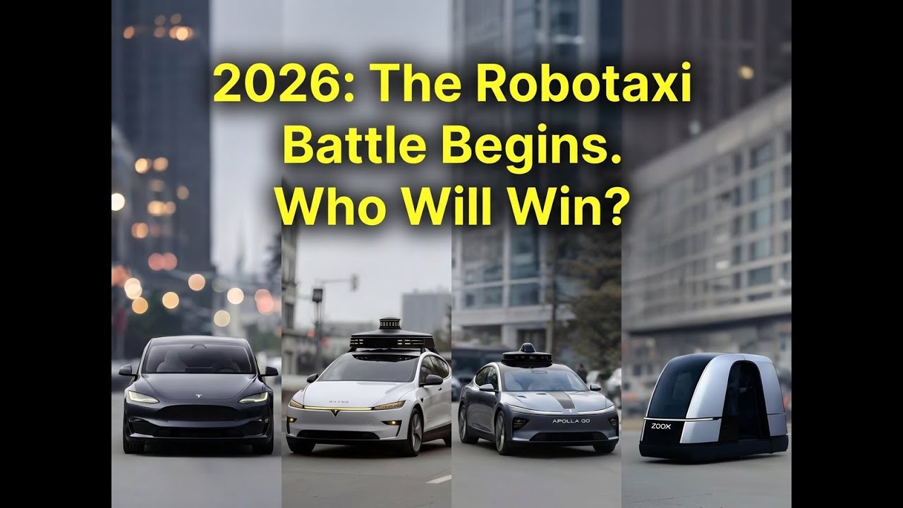 Who Wins the Robotaxi Race? Tesla, Waymo, or the Chinese Dragon?