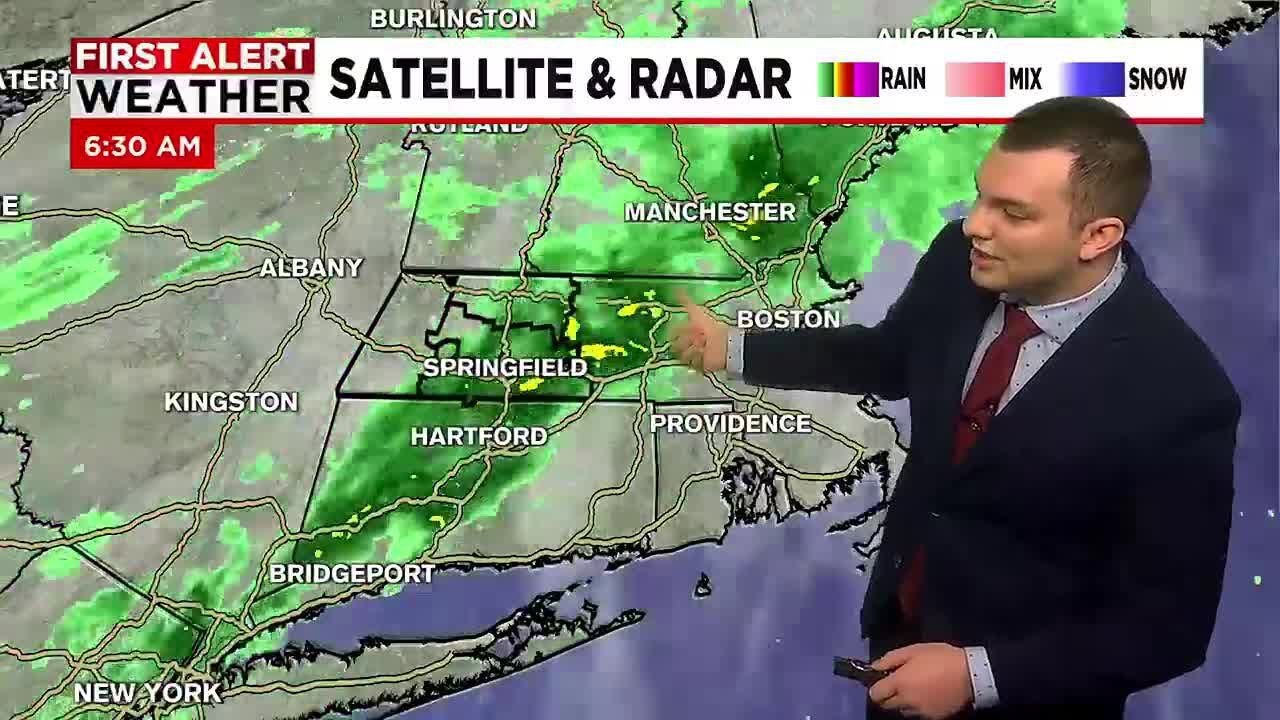 Showers End, Partly Cloudy and Breezy for the Rest of the Weekend - YouTube