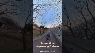 Sunset stroll at Jinjuseong Fortress, South Korea #ramadhanwithyoutube