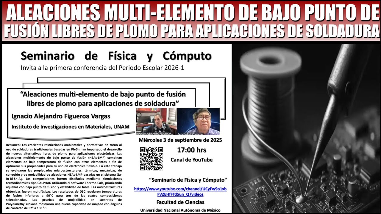 Aleación multi-elemento d bajo punto d fusión libres d plomo p aplicaciones d soldadura (Ignacio F)